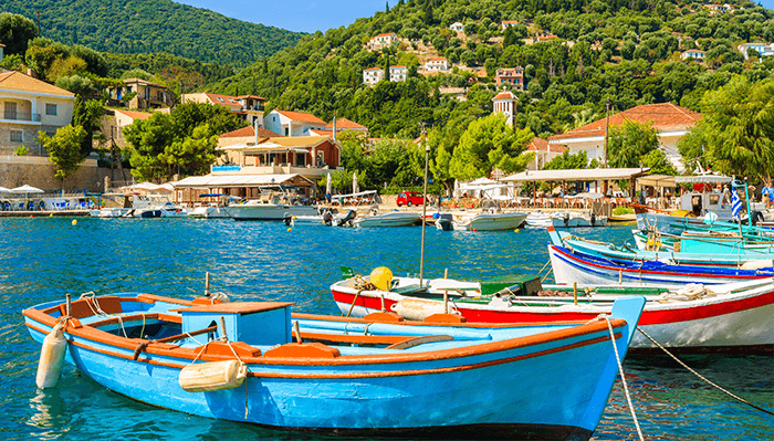Corfu Boats Holiday to Corfu Greece Garden Isle Spring 2024 Gardens ofr Greece