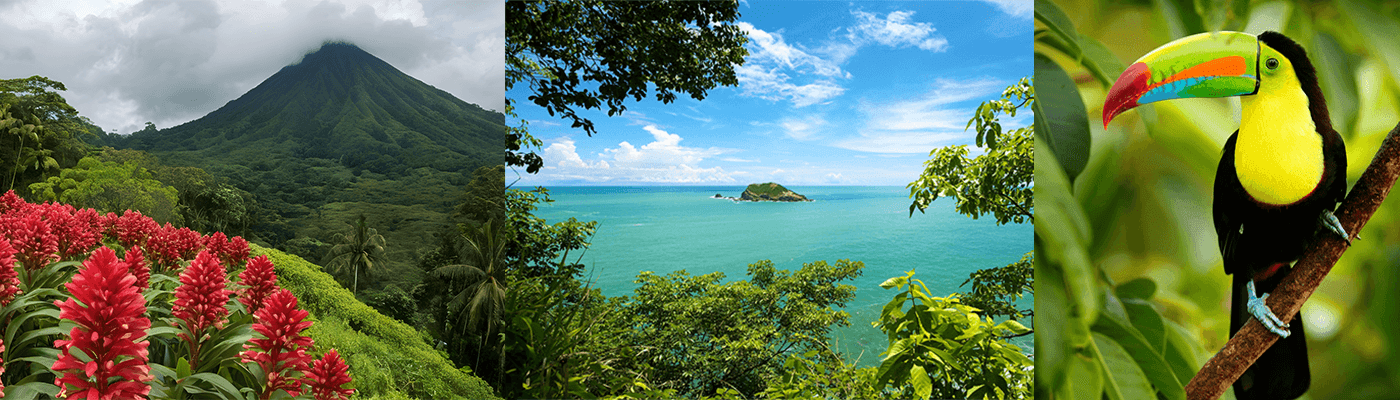 Costa Rica holiday rainforest escapes, eco-lodges, and tranquil coastal retreats now booking