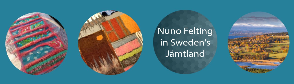 Nuno felting in Sweden's Jamtland