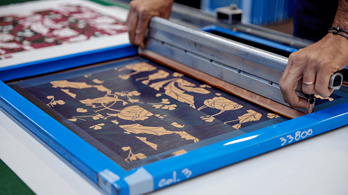 Liberty Printing Mill screen printing
