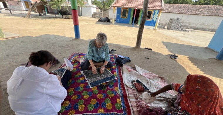Sewing Bhuj women craft India