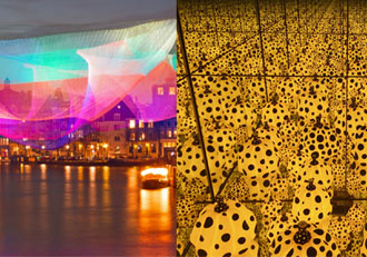 Amsterdam Light Festival and Yayoi Kusama 