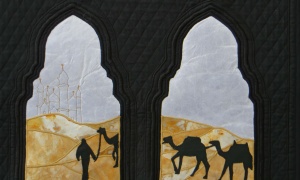 Hanneke Reinalda-Poot, Abu Dhabi. 'Colour the World Travel & Destination'. Arabic patterns are seen everywhere in Abu Dhabi. The city is surrounded by desert. Camels are an important means of transport. 