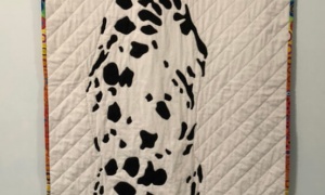 Jane Kingston, Australia. 'Jazzy' quilt depicting our much-beloved Dalmation, now aged 13