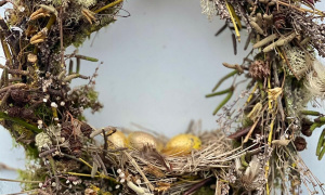 Alison Trayling, Bath College, Hedgerow Hatchery Wreath