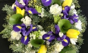 Julie Lawrence, Capel Manor College, Loose Open Spring Wreath
